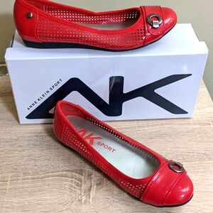 Anne Klein Sport red ballet flats